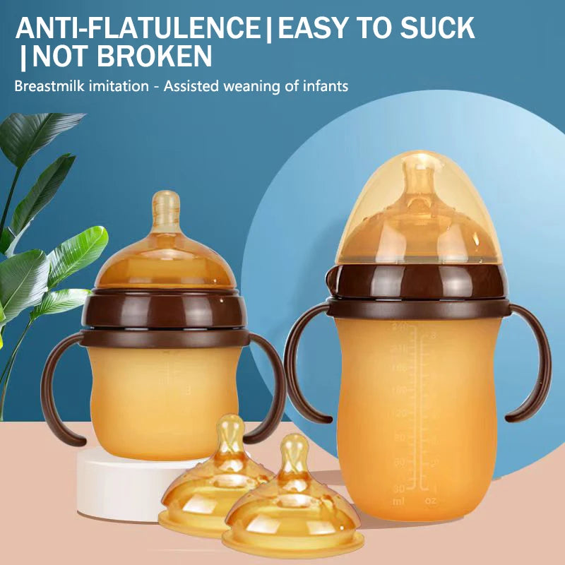 Bibeirão Silicone Transição Imita Peito Materno Anticólica Anti Refluxo