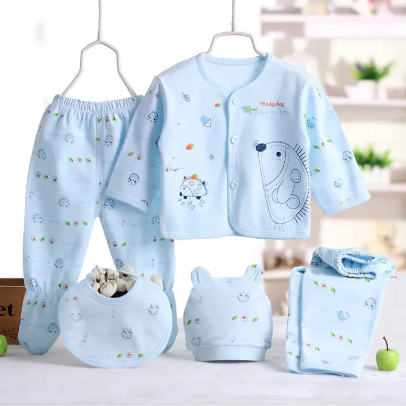 Conjunto De Roupas De Bebê Recém-Nascido 100% Algodão