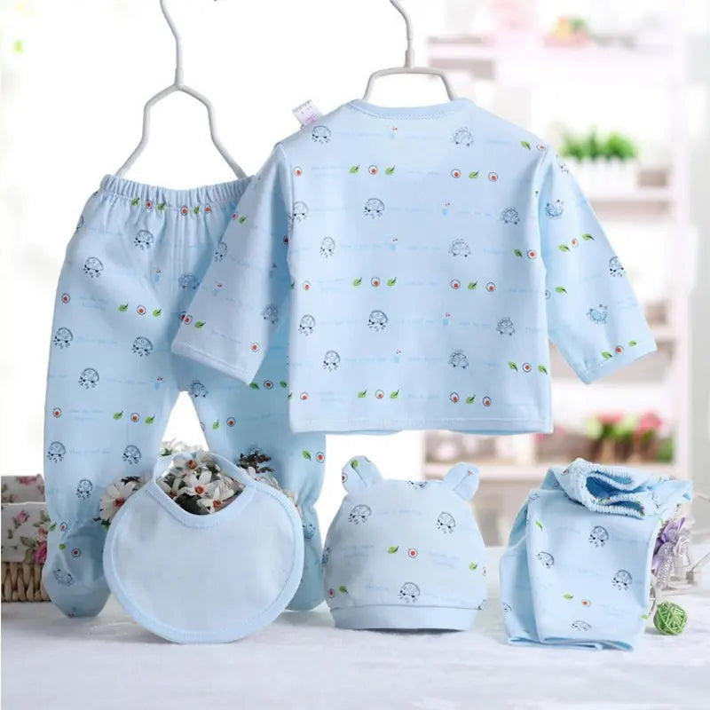Conjunto De Roupas De Bebê Recém-Nascido 100% Algodão