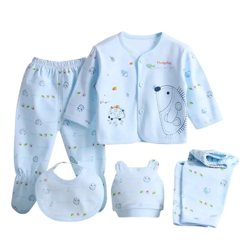 Conjunto De Roupas De Bebê Recém-Nascido 100% Algodão